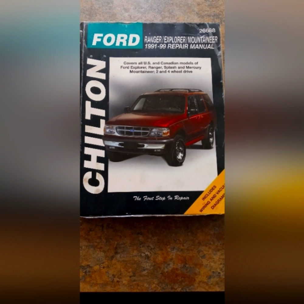 Ford Repair Manual - Black Cover ranger suv 1997-99